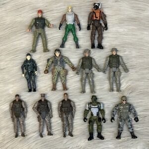1:18 Blue Box Toys Elite Force Military Action Figures Chap Mei Corps GI Joe Mix